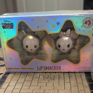 NIB Sealed Limited Edition Disney Tsum Tsum Lip Smacker Set Mickey & Minnie